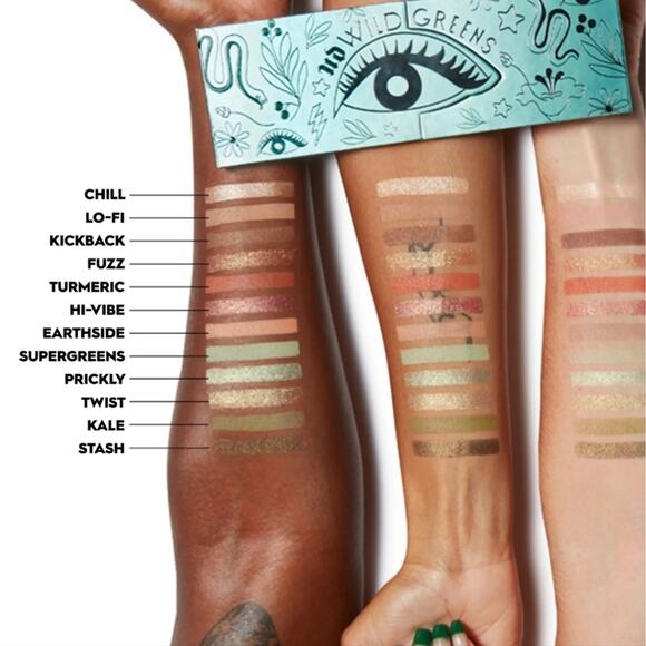 NWT Urban Decay Wild Greens Eyeshadow Pallet - Picture 3 of 13